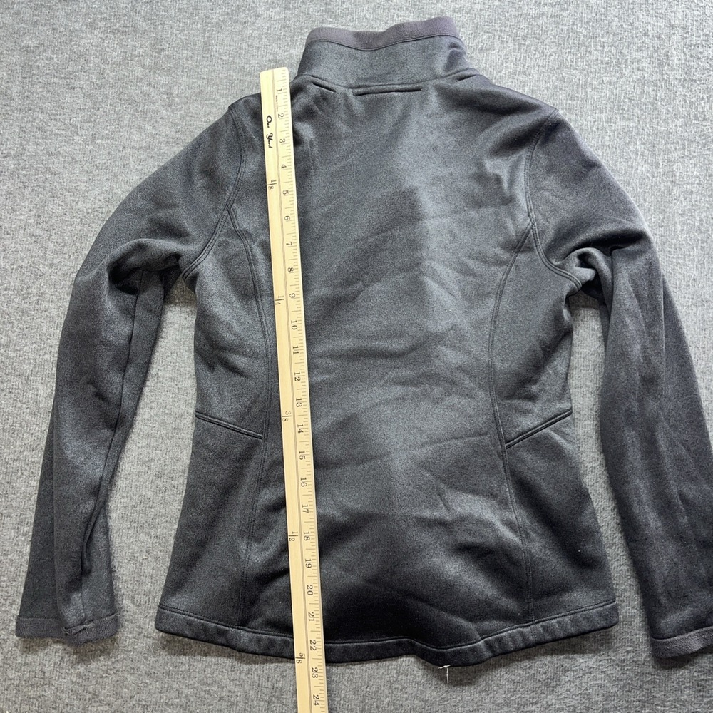 The North Face women's full zip jacket dark gray size medium - Picture 3 of 9